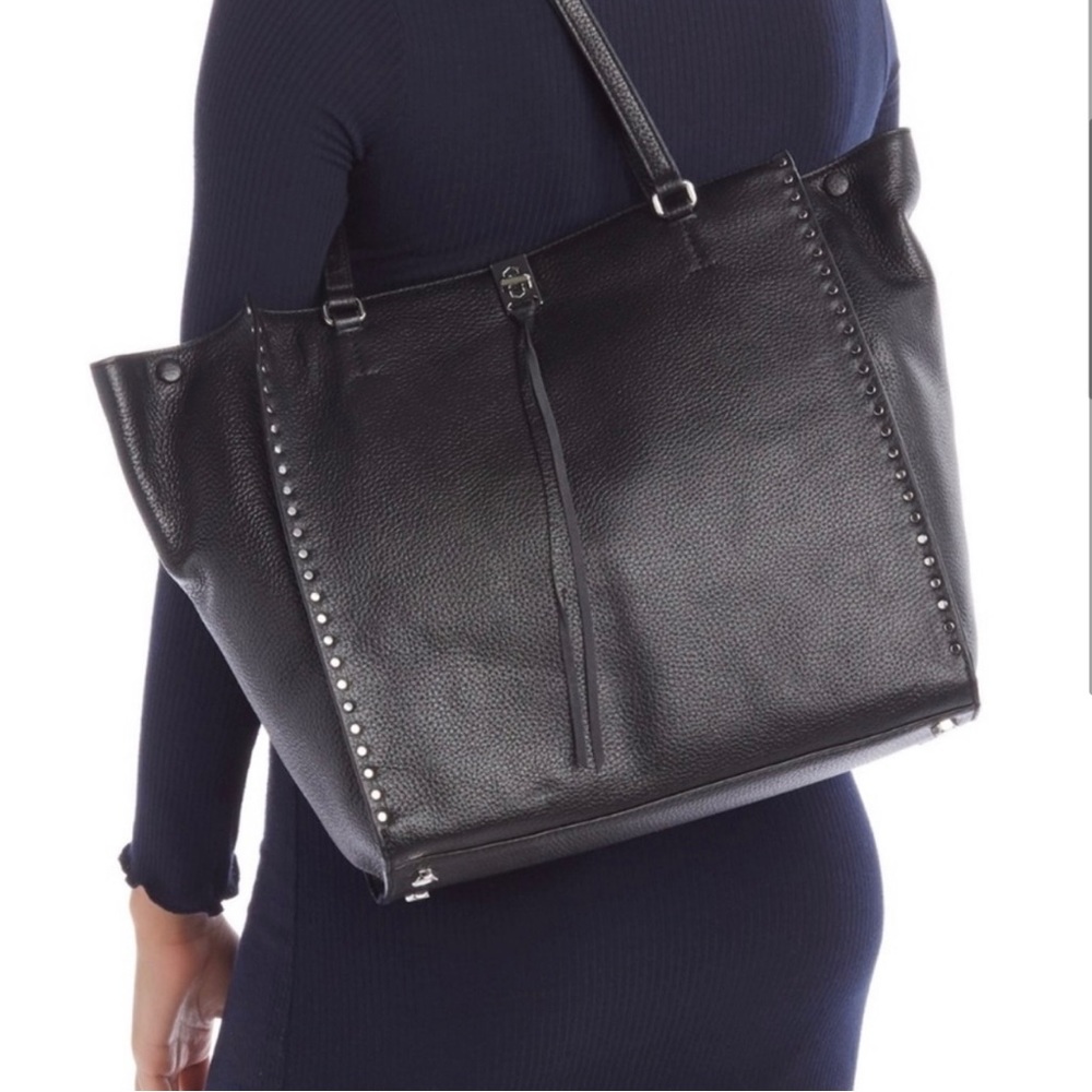 Rebecca Minkoff Daren Studded Tote Black / Silver Hardware